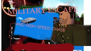 PRO MILITARY ESCAPE AND HIGH SPEED CHASE (in build a boat for treasure)