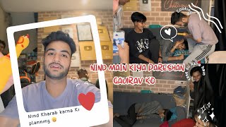 Nind Main Ki Patayi 😁 || नींद मैं गौरव की पटाई || vlog- 28 || @chotanawab @cute.shivani.05