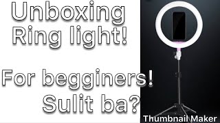 Murang Ring light sa LAZADA / SULIT BA? / SCAM? / Baguhang Youtuber