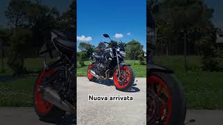 la mia nuova moto Yamaha MT07 2019