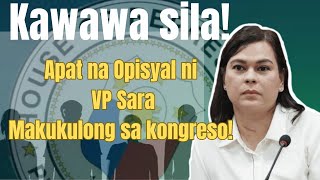 VP Sara officials maco-contempt  na sa House dahil sa hindi nila pagdalo sa hearing.