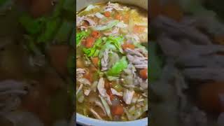 Chicken Soup yummy! #soup #chickensoup #chickennoodlesoup #quickeasyrecipe #shorts #fyp