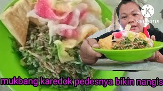 tkwmalaysia mukbang karedok tahu goreng tambah kerupuk