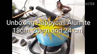 Unboxing  Happycall Alumite 18cm, 20cm and 24cm