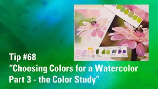 Choosing Colors for a Watercolor Part 3 | Watercolor Painting Tip 68