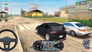 Uber Driving Simulator 🚖✨ Taxi Sim #2024 _ Car Games 3D ,Golf GTR Volkswagen _ Android jos Gameplay