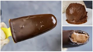 مكون بسيط هو سر الآيس كريم الجاهز ( سر لمعانه و قوامه ) و بطريقة إقتصادية | chocolate ice cream