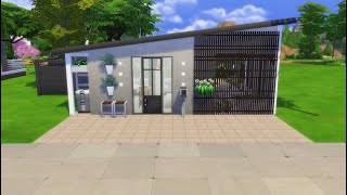 Modern Micro Home [] Sims 4 Speed Build