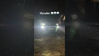 Rain in slowmo hyryder #shorts #hyryder #newcar #hybrid