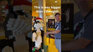 When a lego set at Disney Springs is way bigger than expected!