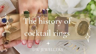 The History of Cocktail Rings | DW Jewellers