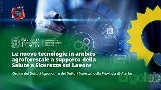 🖥️ WEBINAR | NUOVE TECNOLOGIE IN AMBITO AGROFORESTALE A SUPPORTO DELLA SALUTE E SICUREZZA SUL LAVORO