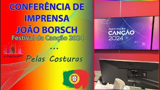 João Borsch | Conferência de imprensa SF1 Festival da Canção