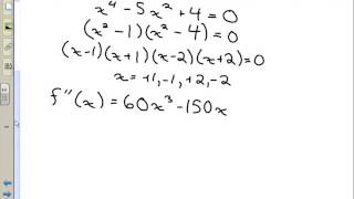 13-14 F - Second Derivative Test Example