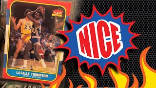 Opening 1986 Fleer Basketball Card - LaSalle Thompson #110