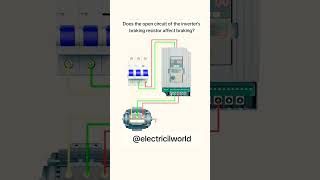 Does the open circuit of the inverter's braking resistor affect braking?#election#electronic