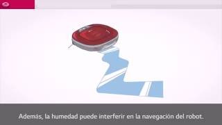 Soporte LG España - No funciona la bandeja para mopa y no supera desniveles en Hombot LG