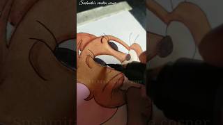 drawing famous cartoon character 😍 Tom? or Jerry? #drawing #art #tomandjerry #ytshorts #shorts #like