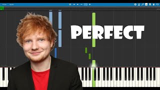 Perfect - Ed Sheeran Piano Tutorial (Synthesia)