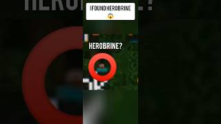 MOJANG DON'T KNOWS THIS...... | MINECRAFT HEROBRINE 😱 #shorts