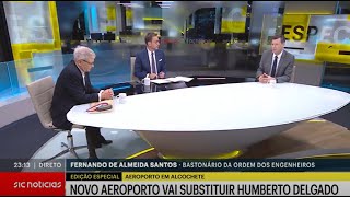 Aeroporto em Alcochete  - Intervenção do Bastonário da Ordem dos Engenheiros -  SIC Notícias