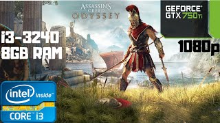 Assassin's Creed Odyssey | i3-3240 | GTX 750 Ti | 8GB RAM DDR3 |1080p Gameplay PC Benchmark