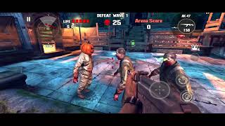 Dead Trigger: Easy way to not get hit by melee zombies in haunted graveyard