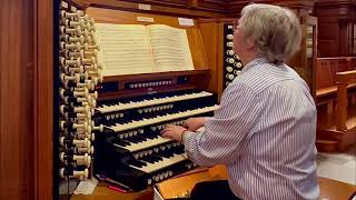 Fantasie in G "Piece d'Orgue" by Johann Sebastian Bach at St. Bride's in London, England