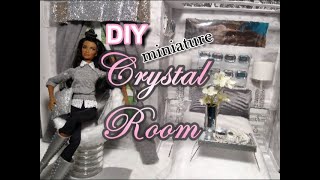 DIY -  Miniature Crystal Room -  Mirror Furniture