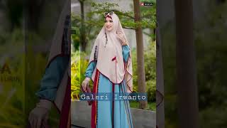 #shorts AULIA FASHION Set Gamis SHANZAA JUNGLE GREEN NUDE LURIK