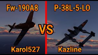 using DIFFERENCIAL THRUST in the P-38 is AMAZING | [warthunder duels]