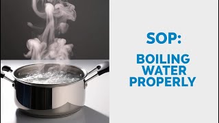 DIY, Boiling Water Properly