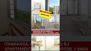 AP1803 - Itanhangá: Apartamento no Itanhangá de 2 quartos com 1 vaga de garagem!