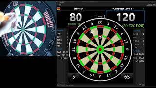 Schorsch vs DartsScorer  da hat er gas gegeben mit 98Ave  #videos #shortlegs