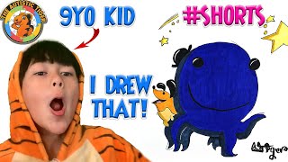 9yo Autistic Savant Draws - Oswald #shorts