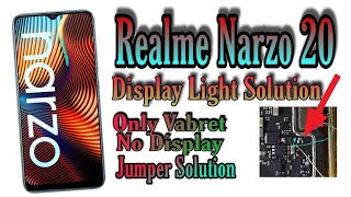 Realme Narzo 20 Display light Problem solution. realme rmx2193 Display light jumper solution.