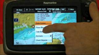 Marine navigation equipment Raymarine e7 Tidal Information