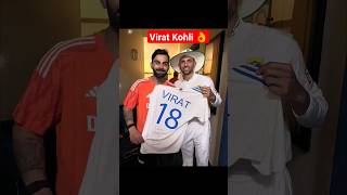 Virat Kohli gifted his shirt to Maharaj 👌❤  #viratkohli #cricket #shortsfeed #viral