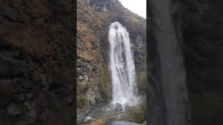 waterfall near siund dam !! @Adventurelover0001 #waterfall #raila #sainjvalley #shorts