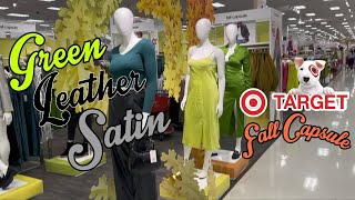 Target Fall Capsule | Green, Leather & Satin | Shop With Me