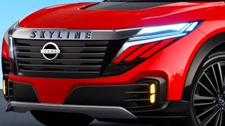 2025年 日産  新型 スカイライン クロスオーバーを公開！直列4気筒2Lターボ「VC-Turbo」を搭載！