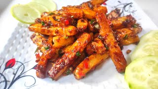 Spicy Crispy Potato Finger ll How To Make Spicy Crispy Potato Finger