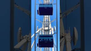 München: Sky Thrill - freistehend in 80 m Höhe #münchen # skythrill #riesenrad #werksviertel