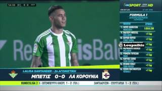 Real Betis vs Deportivo de La Coruña 0-0 Highlights {26/8/2016}