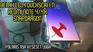 BELAH LCD TOUCHSCREEN XIAOMI REDMI NOTE 4X DENGAN SETRIKA