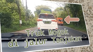 Jalur tanjakan Gunung Gigir ||Truk Mogok di Jalur Tanjakan ||Galis Bangkalan