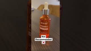 DrRashel vitamin c serum not recommended..it left pimples on ky face#skincare #trending #viral#skin