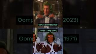 Wonka : Oompa Loompa 1971 and 2023 #willywonka #wonka #oompaloompa