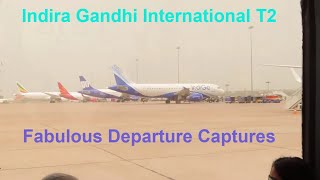 Spice Jet Delhi Bangalore / Part 2 / IGI T2 Departure Air-side Actions & Takeoff