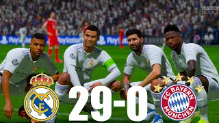 FIFA 23 - MESSI, RONALDO, MBAPPE, NEYMAR, ALL STARS | REAL MADRID 29-0 BAYERN MUNCHEN